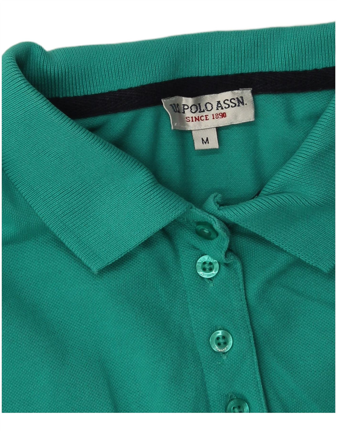 Asociación de Polo de EE. UU. Polo Hombre Algodón Azul Medio