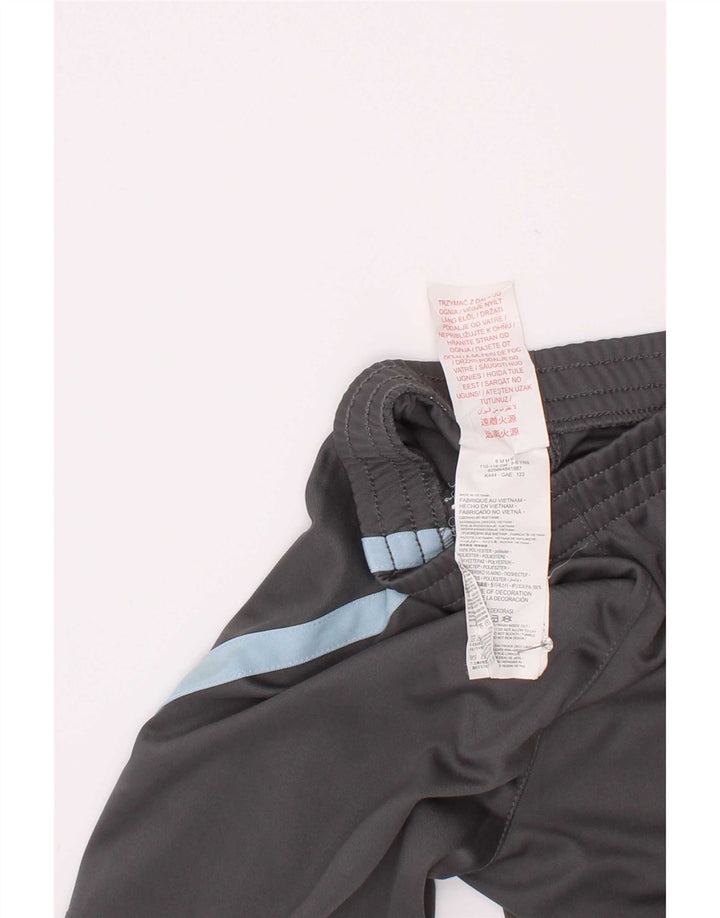 Nike Pantalones cortos deportivos para niños 5-6 años Gris Poliéster color block