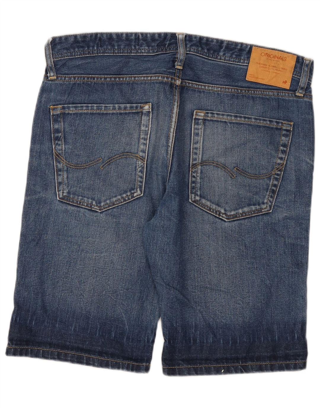 Jack & Jones - Pantalones cortos vaqueros para hombre, talla grande, W34, algodón azul
