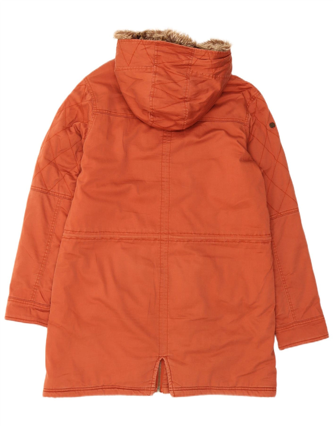 Billabong Parka con capucha para mujer UK 40 Algodón naranja mediano