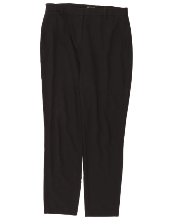 Marks & Spencer Pantalones chinos cónicos para mujer UK 40 Large W32 L29 Negro