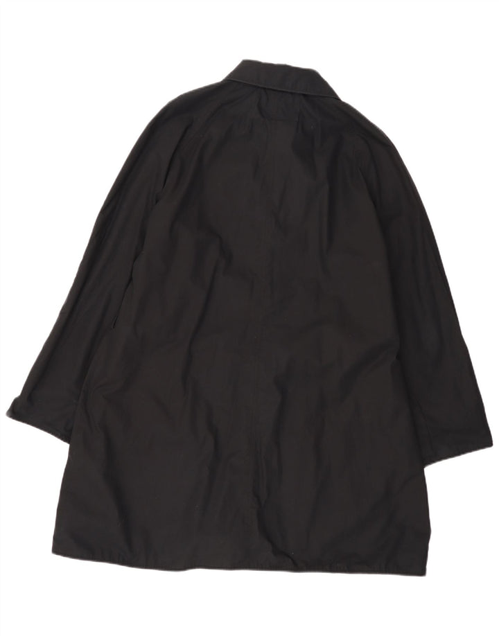 HOBBS Abrigo reversible con estampado abstracto para mujer, talla 40, talla grande, color negro