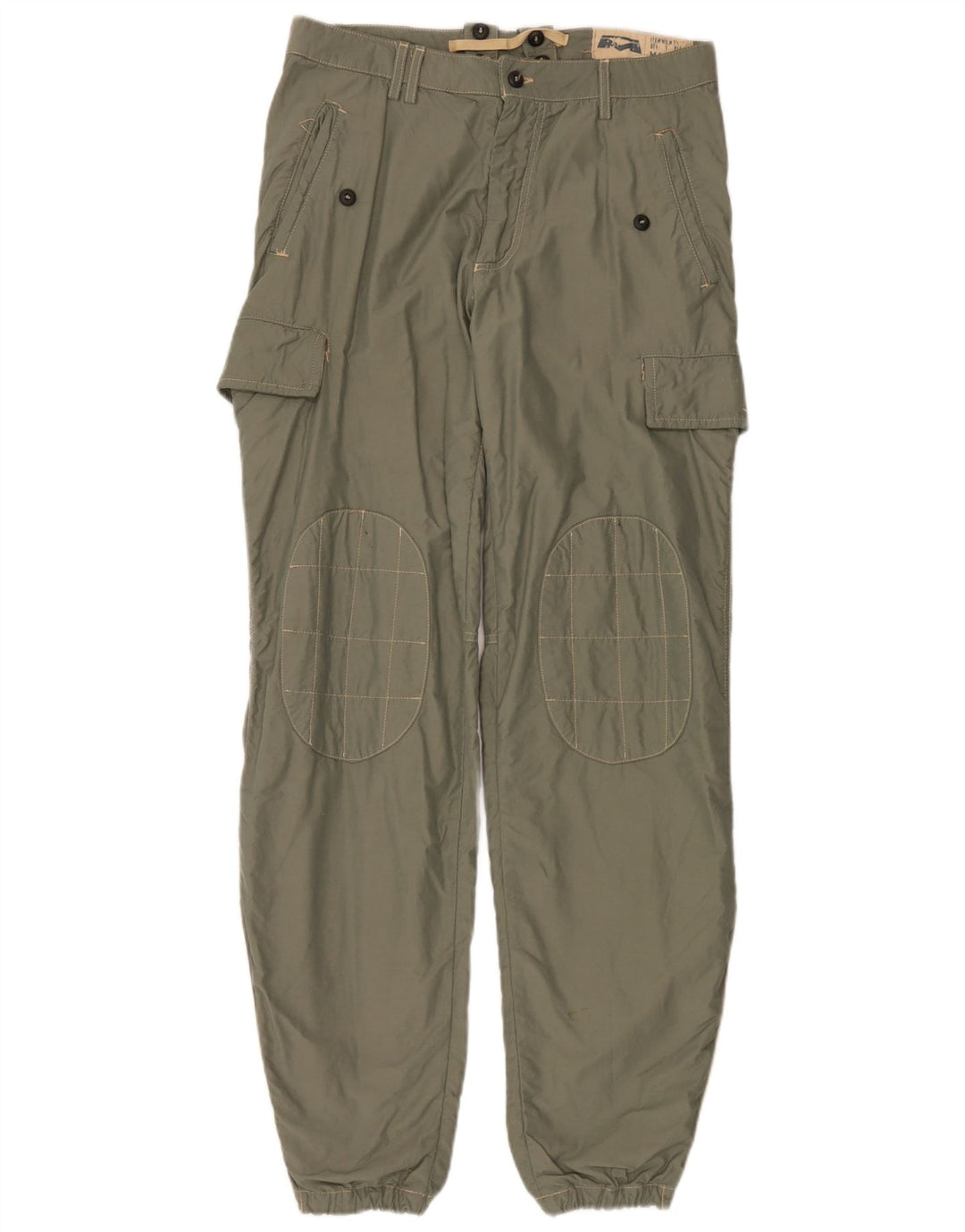 Mason's Pantalones tipo joggers cargo para hombre W32 L34 Verde
