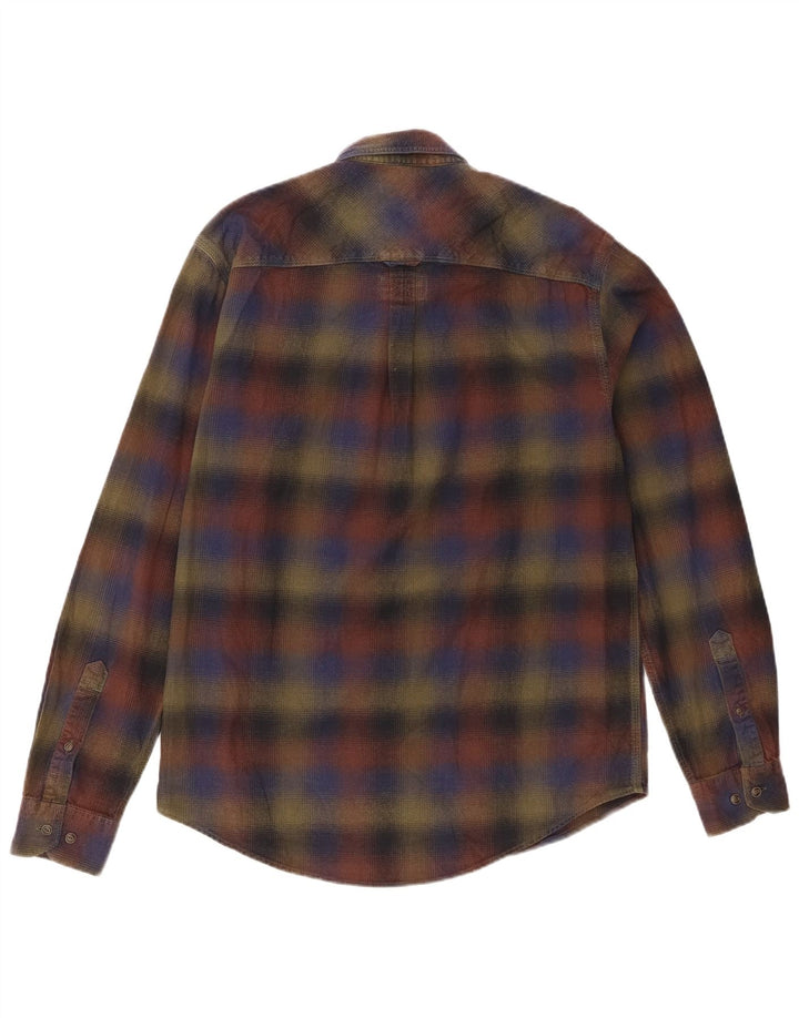 Timberland Camisa de franela de ajuste regular para hombre Algodón a cuadros multicolor mediano