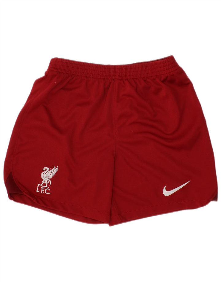 NIKE Boys Liverpool Sport Shorts 6-7 años Grande Rojo Poliéster