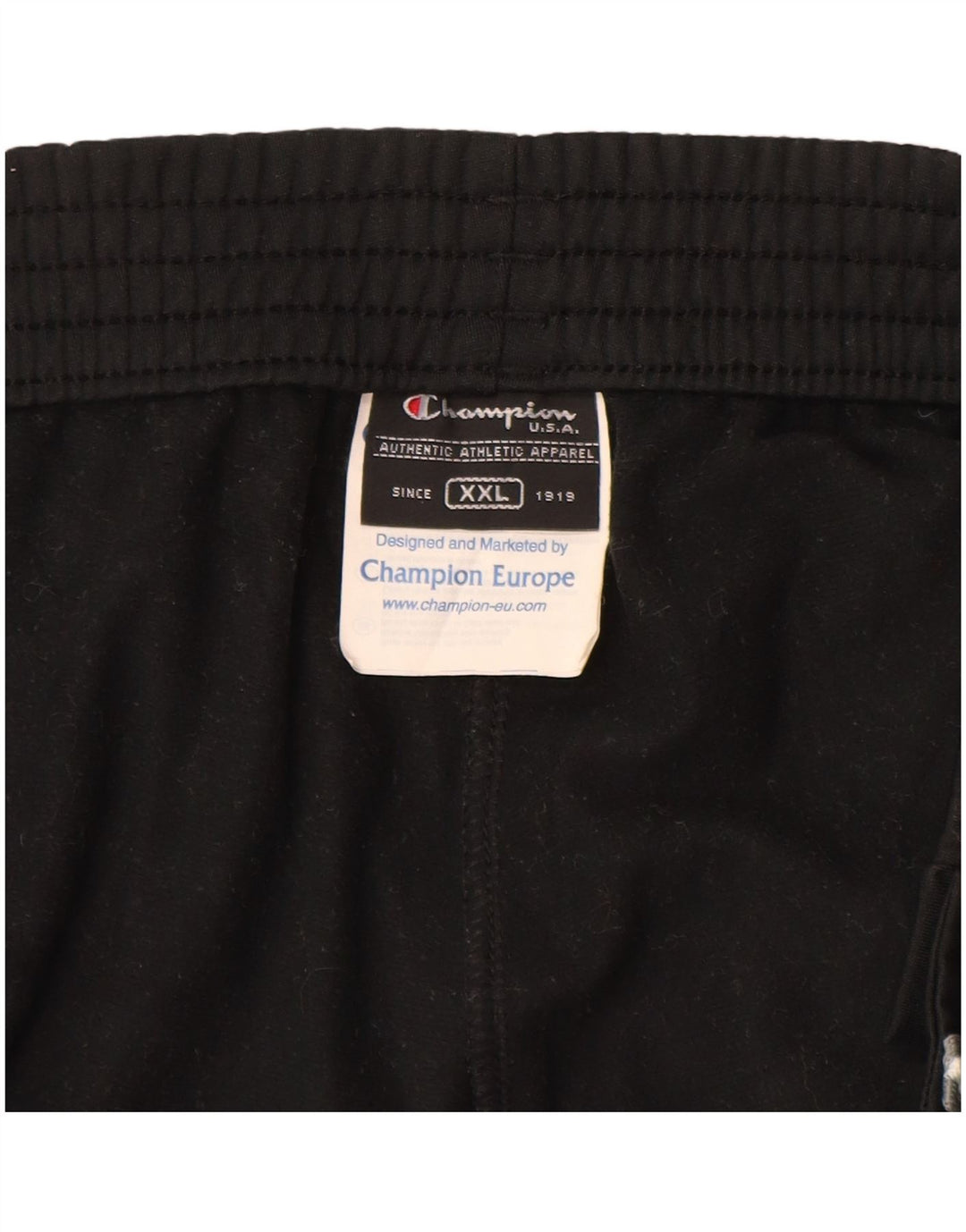 CHAMPION Pantalón de chándal para hombre 2XL Poliéster negro