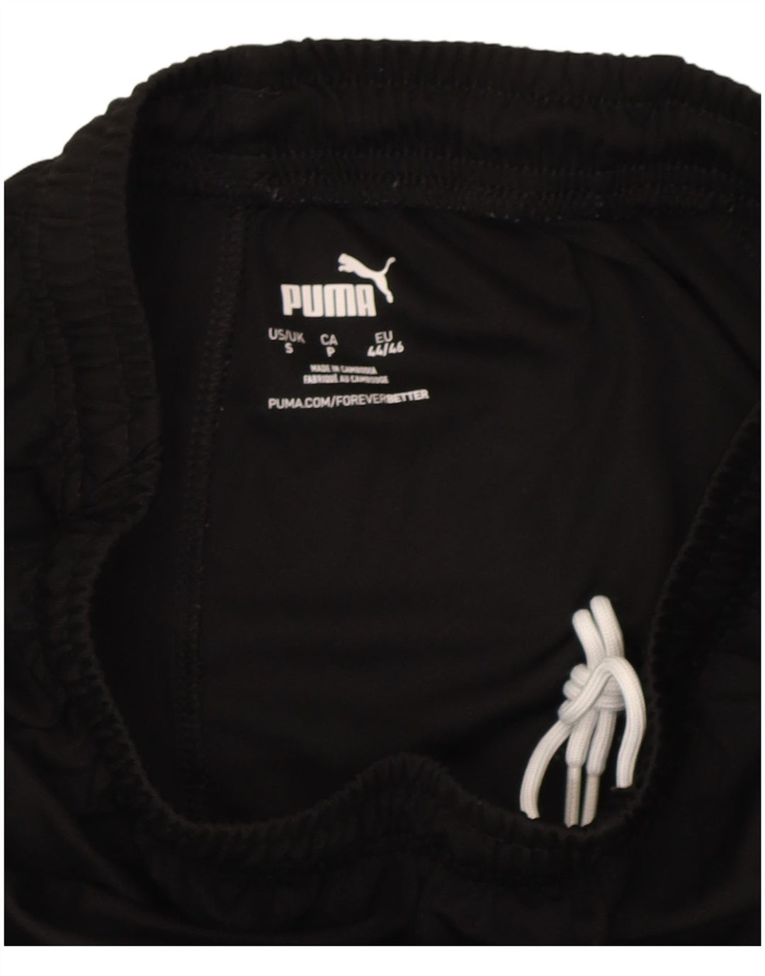 Puma - Pantalones cortos deportivos para hombre, talla pequeña, color negro