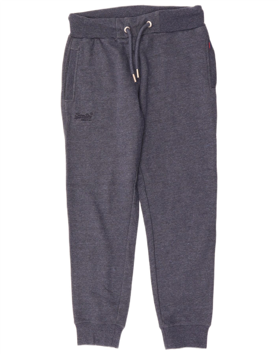 Superdry Hombre Pantalones De Chándal Joggers Small Azul Marino Algodón