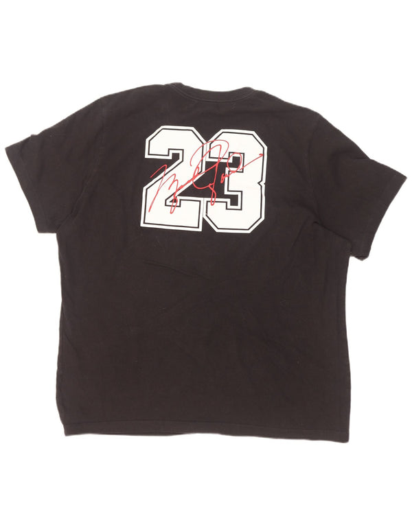 Jordan - Camiseta gráfica para hombre, talla XL, algodón negro
