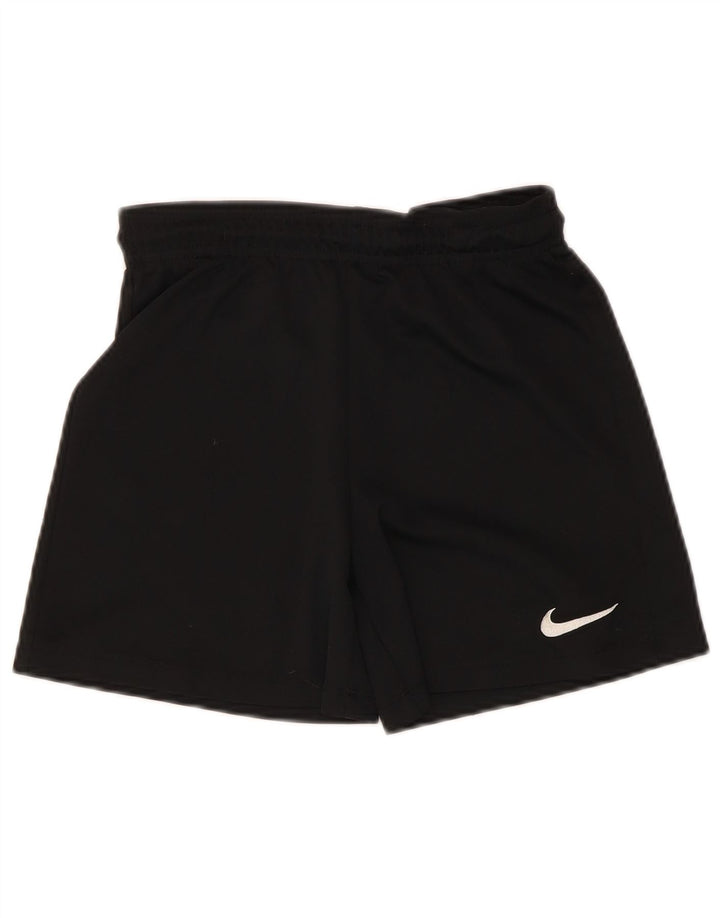 Nike Pantalones cortos deportivos Dri Fit para niños 10-11 años Mediano Negro Poliéster