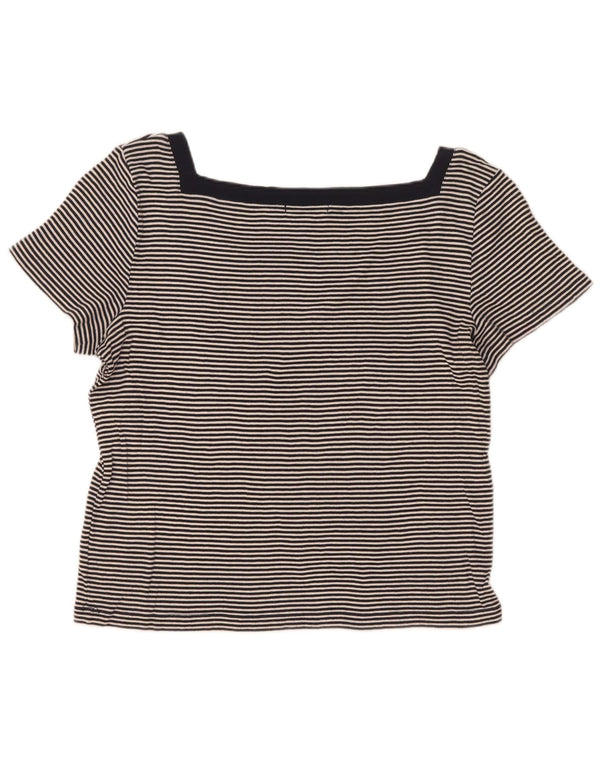 Chaps Camiseta para mujer Top UK 40 XL Algodón a rayas negras
