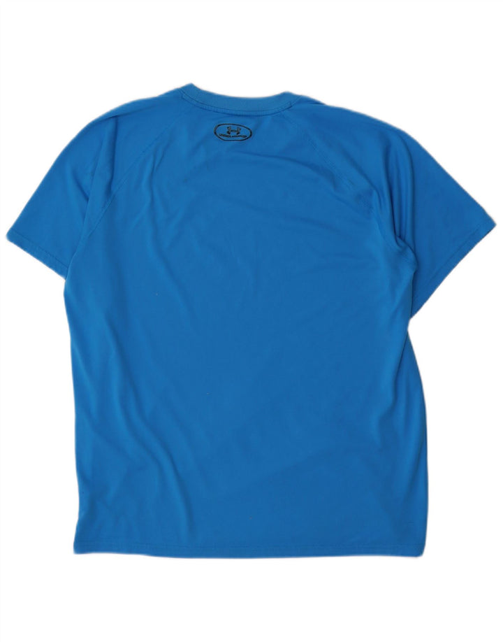 Camiseta Under Armour Hombre Top Grande Poliéster Azul