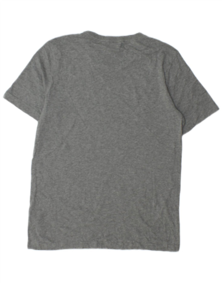 Camiseta gráfica Puma para hombre Top de algodón moteado gris medio