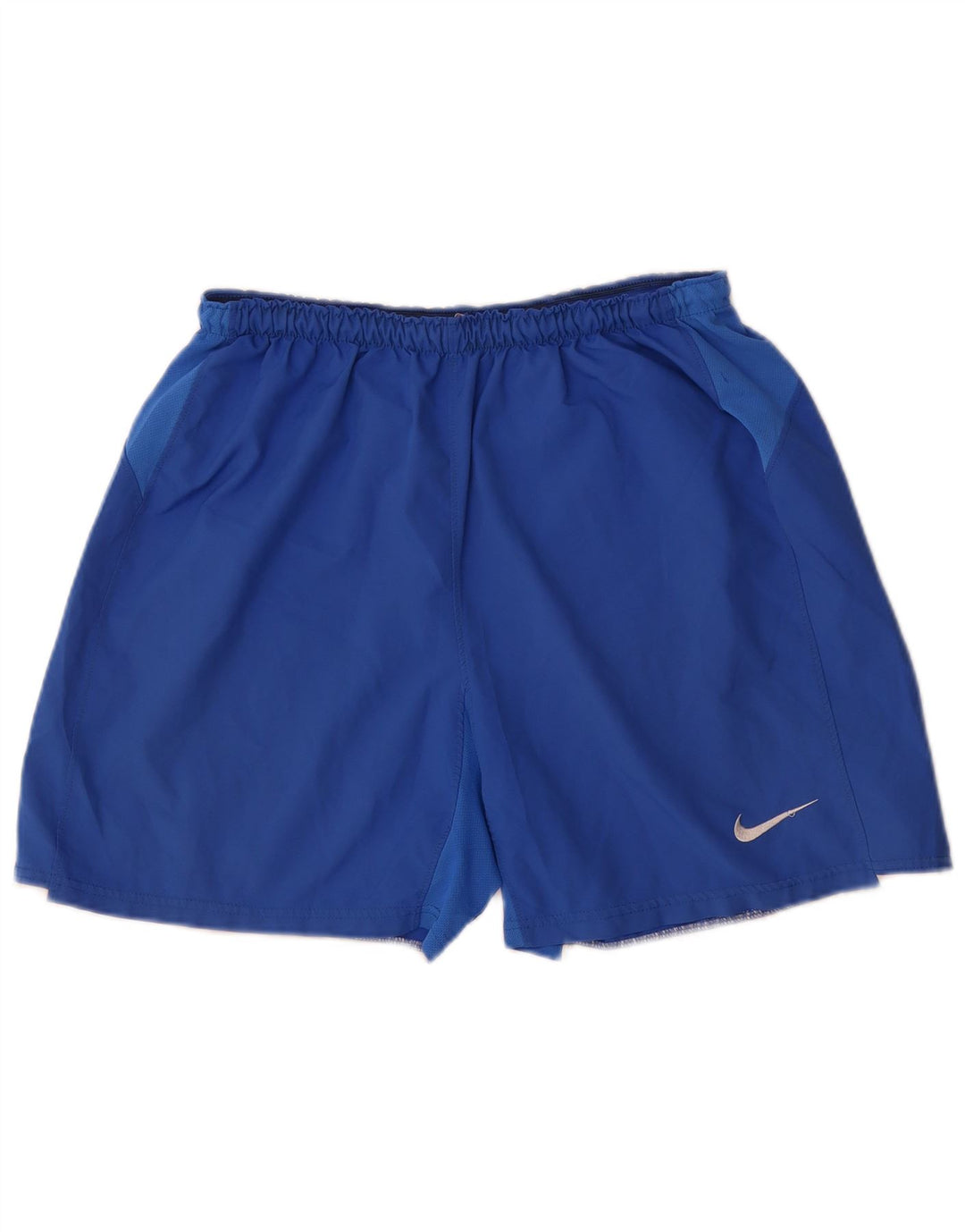 Nike - Pantalones cortos deportivos para hombre, poliéster azul grande