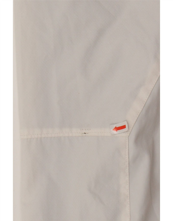 NIKE Boys Graphic Tracksuit Top Jacket 12-13 Years Large  White Polyester