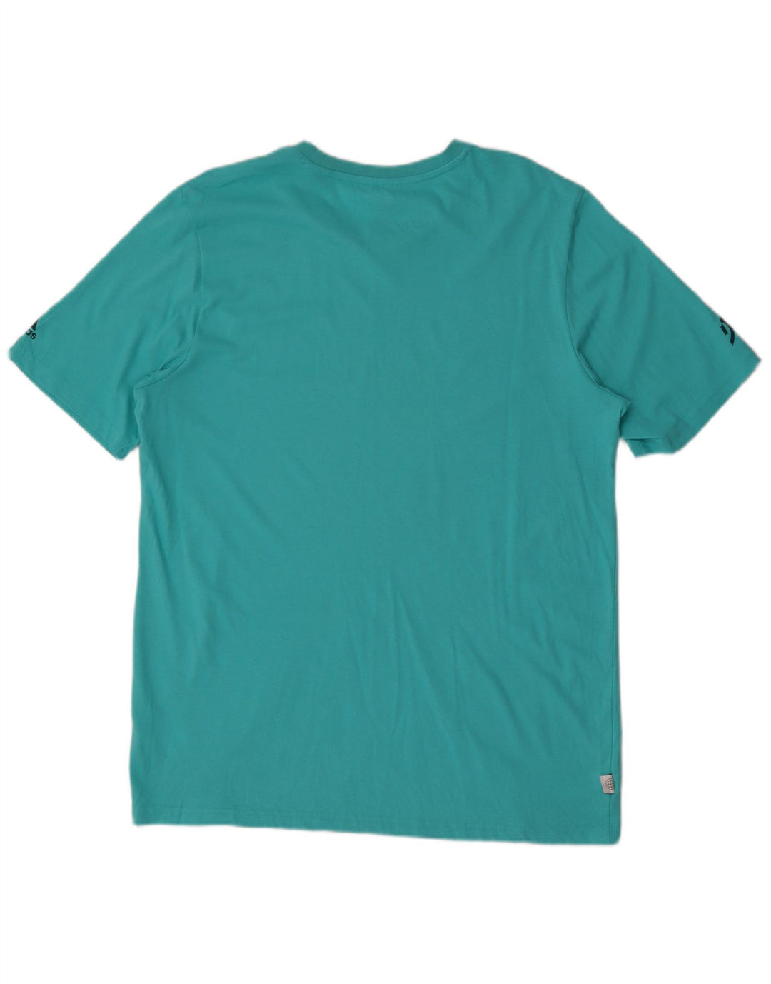 Adidas - Camiseta gráfica para hombre, talla grande, poliéster azul
