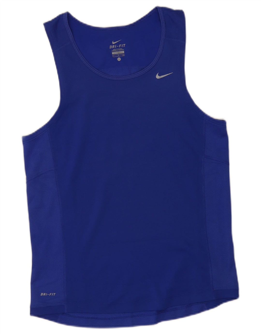 Nike Dri Fit Chaleco para hombre, talla pequeña, azul