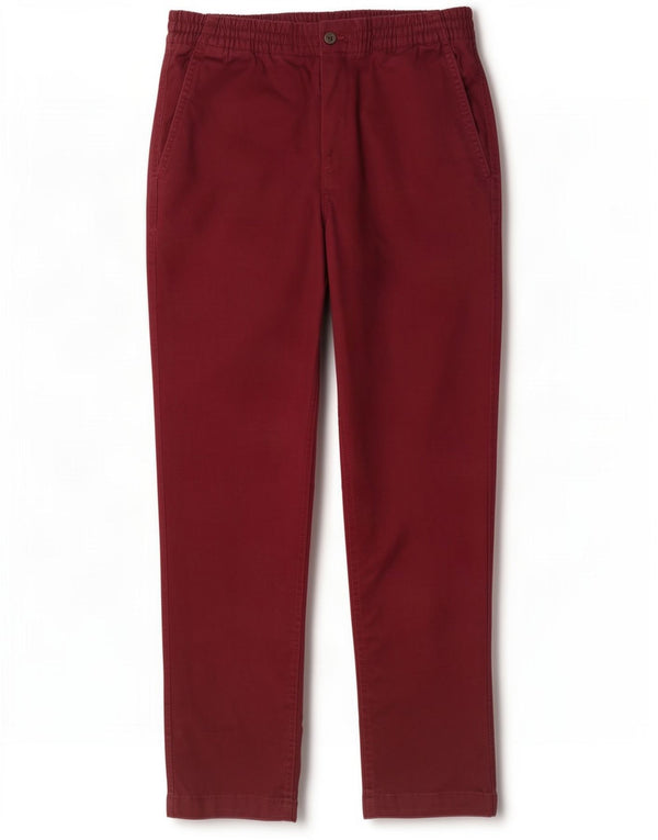 Polo Ralph Lauren - Pantalón chino de corte clásico para hombre, pequeño, W29 L29, color burdeos