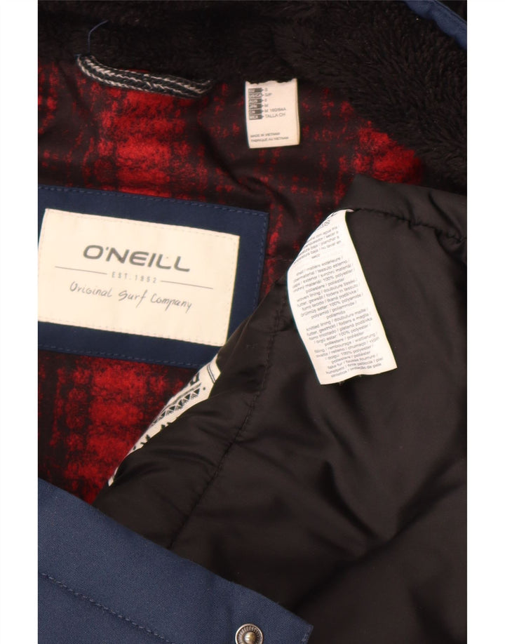 O'Neill Abrigo cortavientos con capucha para mujer UK 10 Small Poliéster azul marino