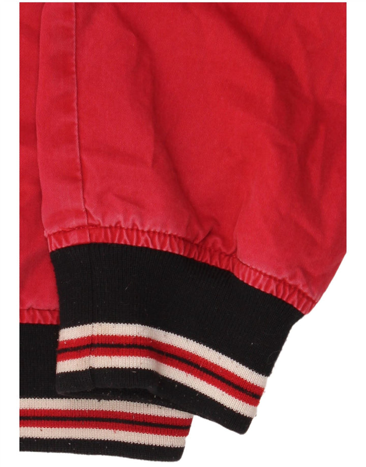Gant Chaqueta Bomber para Hombre UK 36 Small Rojo Colorblock Algodón