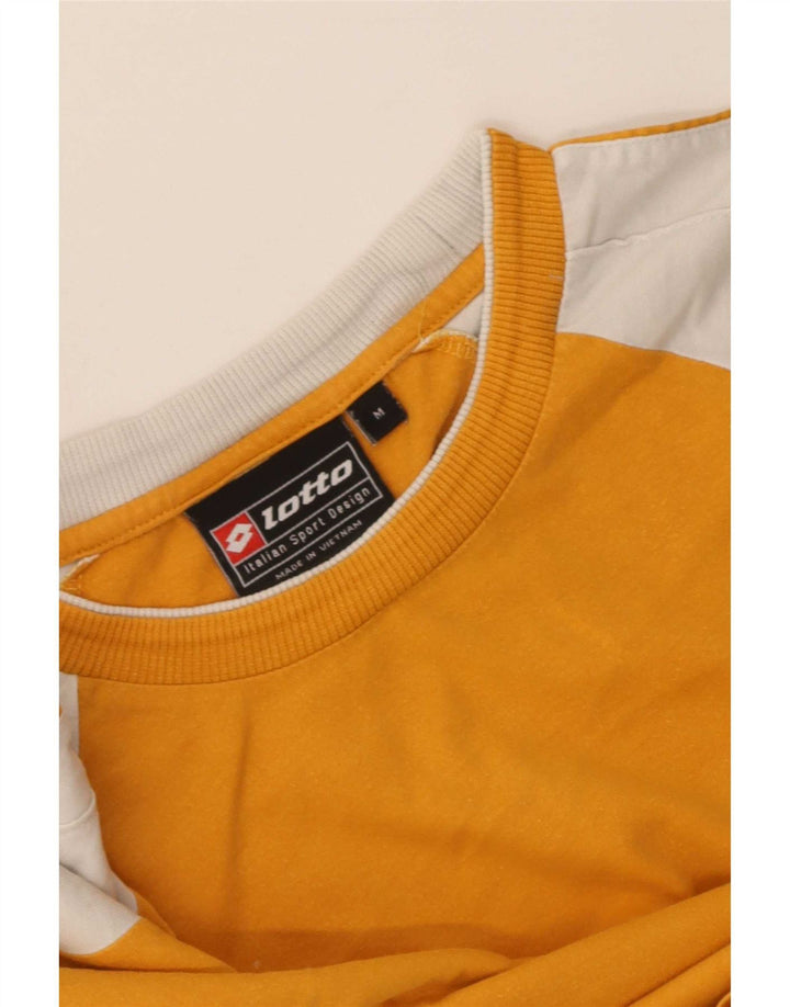Camiseta Lotto Hombre Top Medium Yellow Colorblock