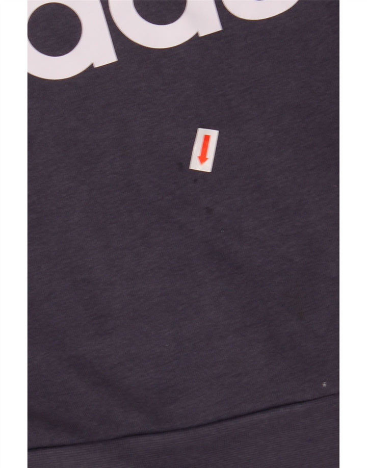 ADIDAS Sudadera gráfica para niño Jumper 13-14 años Azul marino Algodón