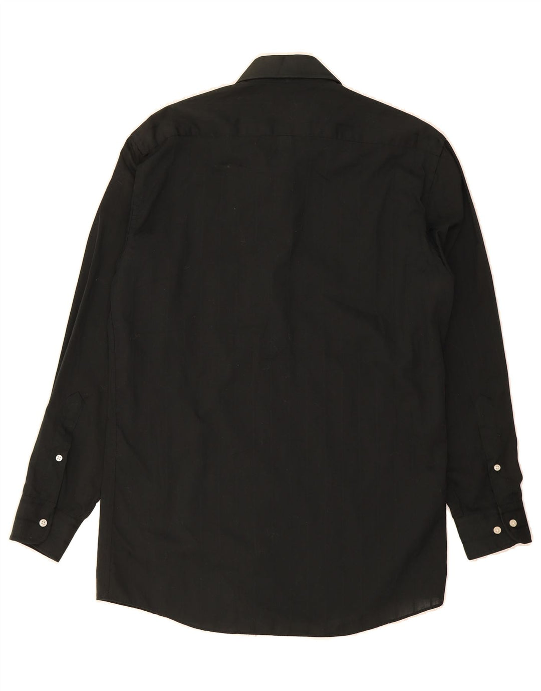 PIERRE CARDIN Mens Shirt Size 15 Medium Black Cotton Vintage Pierre Cardin and Second-Hand Pierre Cardin from Messina Hembry 