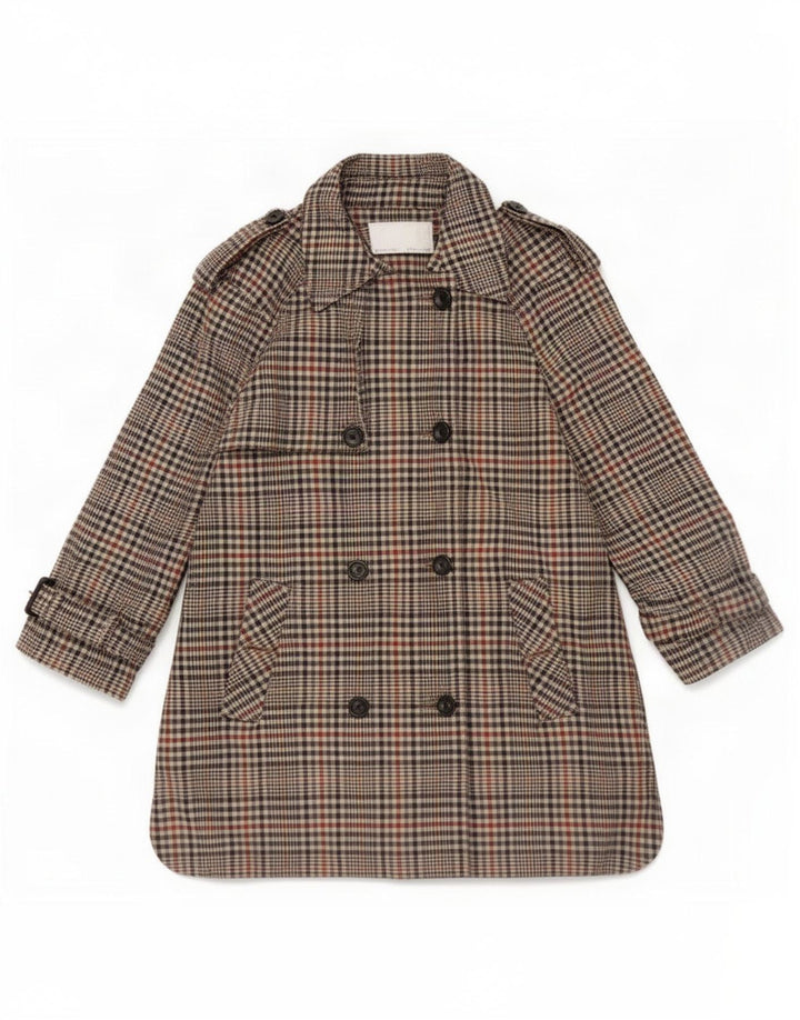 Zara Gabardina para mujer UK 44 Mediana Pata de gallo multicolor