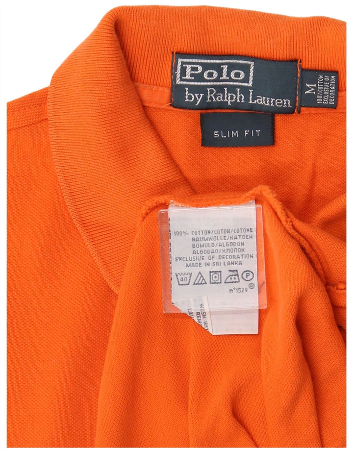 POLO RALPH LAUREN Polo gráfico de corte ajustado para hombre Algodón naranja medio