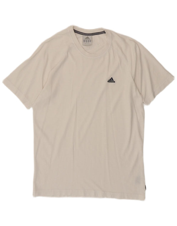 Adidas Hombre Camiseta Top Small Off White Algodón