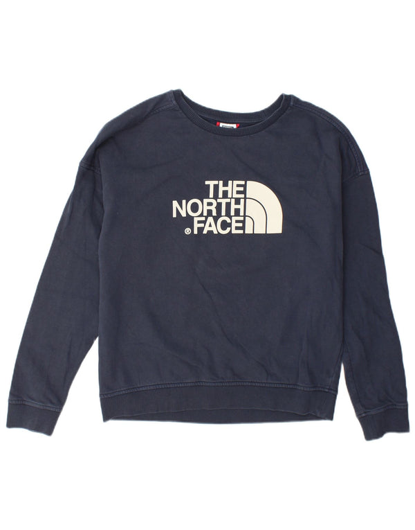 The North Face Sudadera gráfica para mujer Jumper UK 44 Medium Azul marino