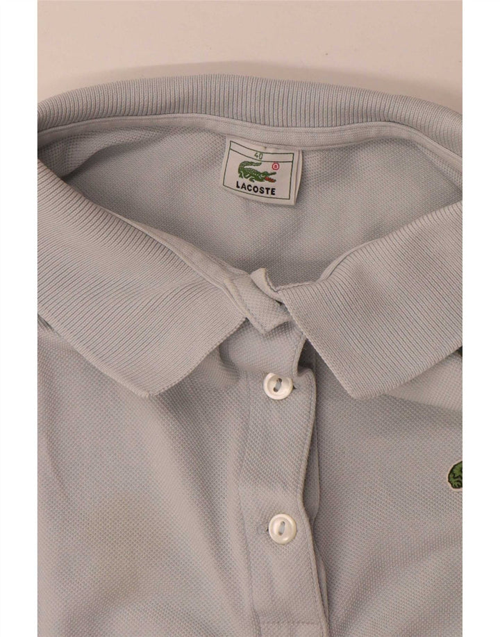 Polo Lacoste Mujer Sin Mangas Talla 40 Gris Medio