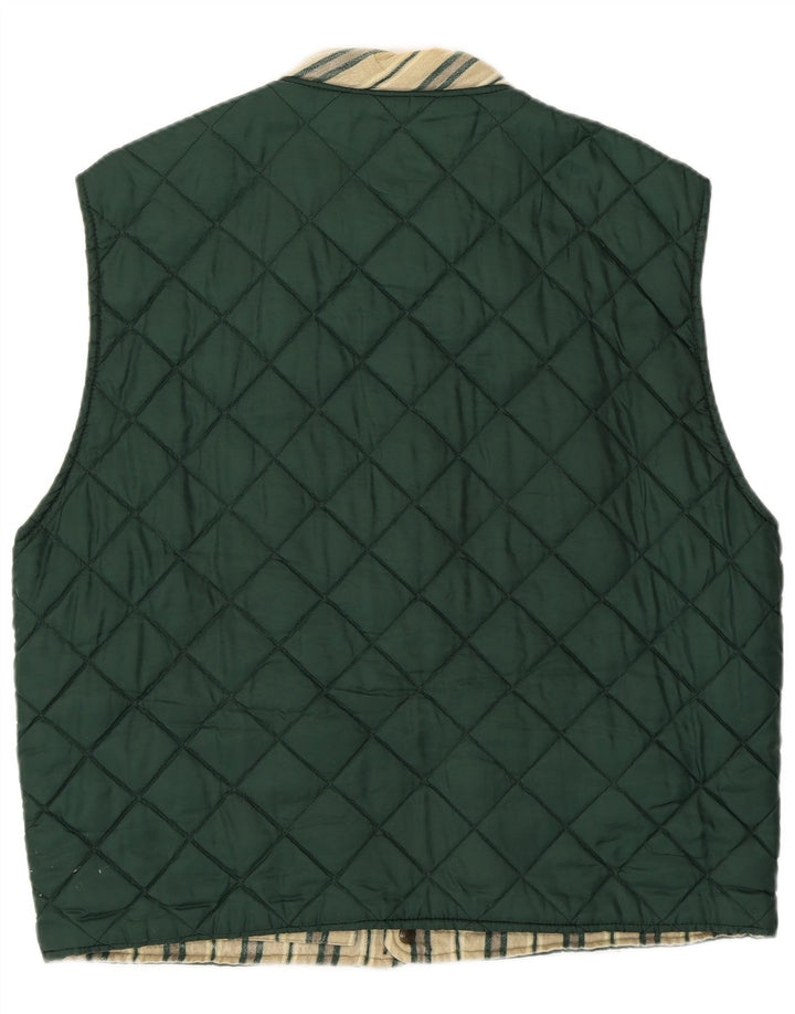 Chaleco acolchado reversible para hombre Creative UK 40 Large Green