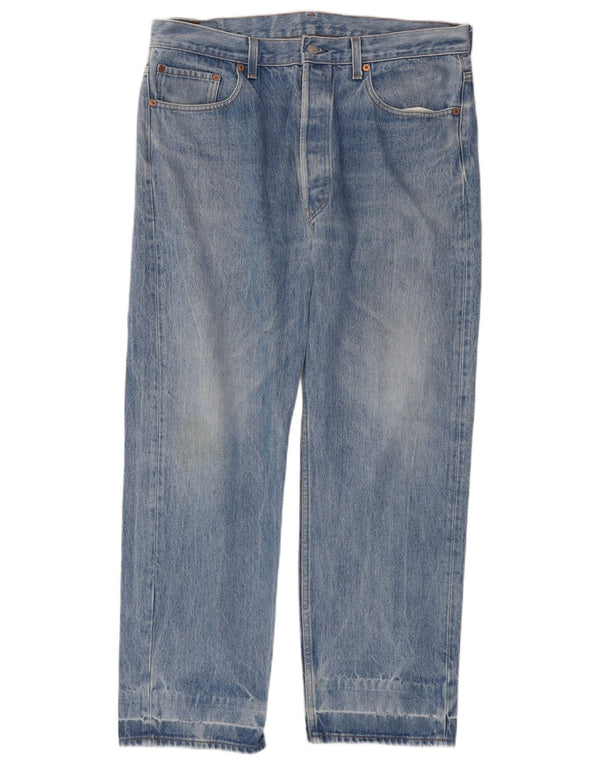 Levi's Hombre 501 Vaqueros Rectos W38 L29 Algodón Azul