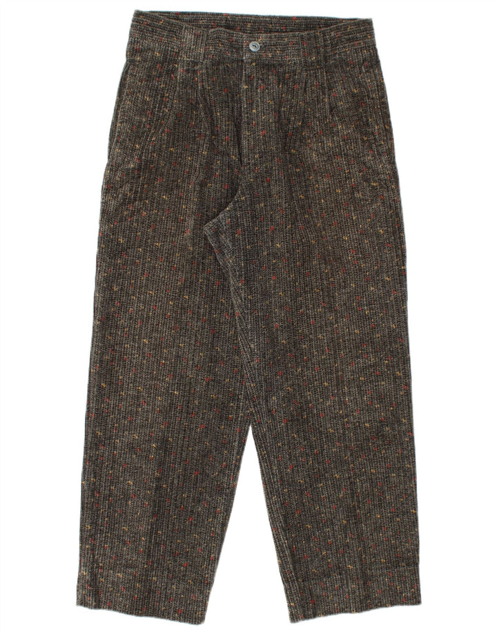 CARRERA Pantalones de pana de cintura alta para mujer IT 50 Large W34 L27 Gris