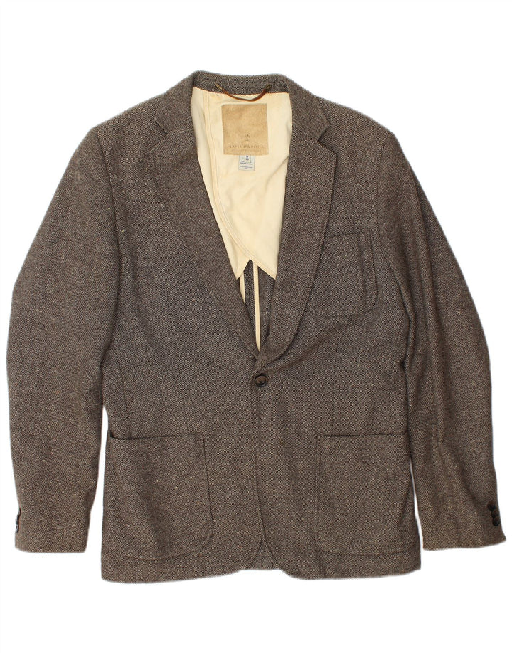 SCOTCH & SODA Chaqueta tipo blazer con 1 botón para hombre IT 48 Marrón medio