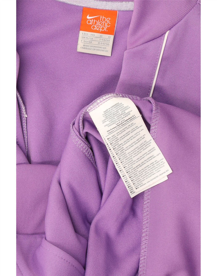 Nike - Chaqueta de chándal para mujer, talla grande, color morado, poliéster