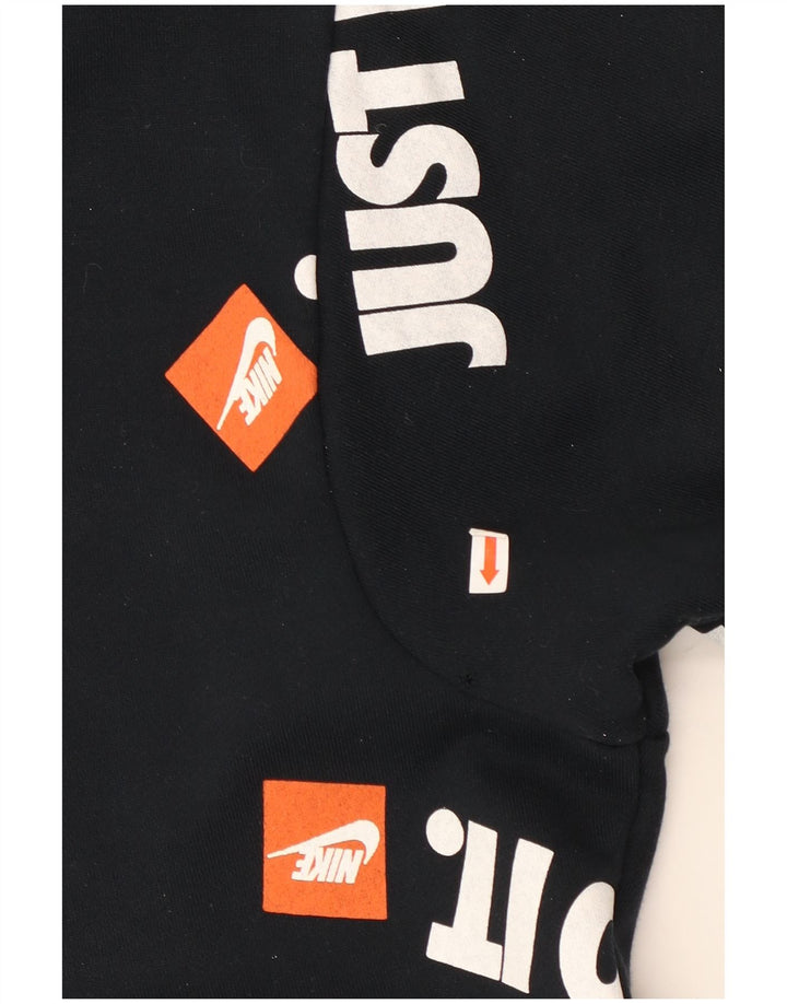 NIKE Hombre Sudadera Gráfica Jumper Small Azul Marino Algodón