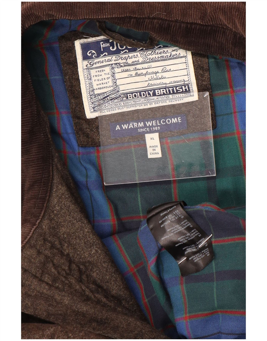 Chaqueta acolchada para hombre Joules UK 42 XL Marrón Poliéster