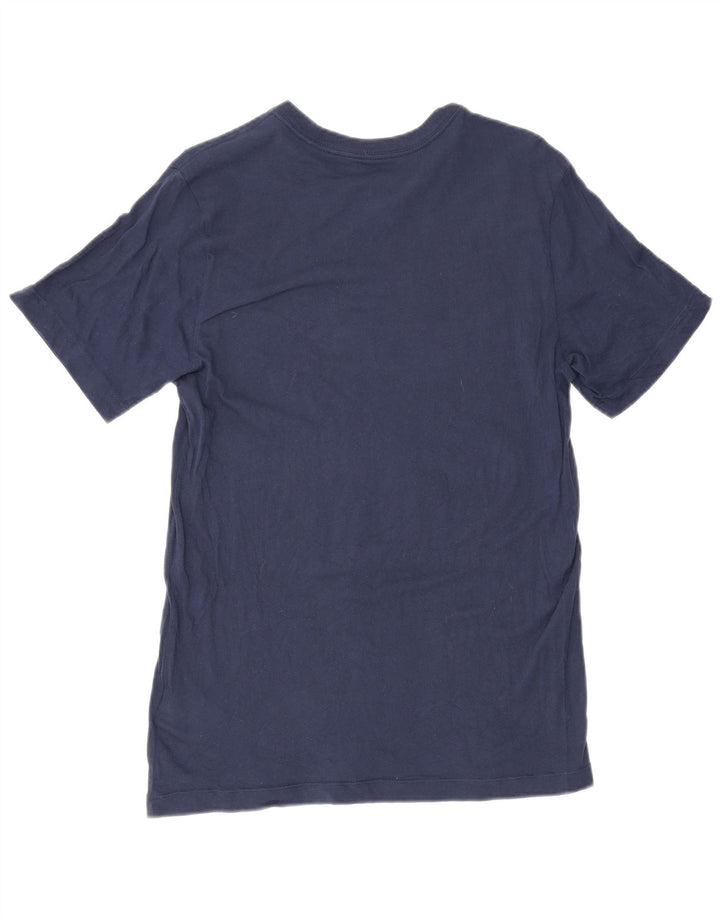 Nike - Camiseta gráfica para hombre, talla pequeña, algodón azul marino
