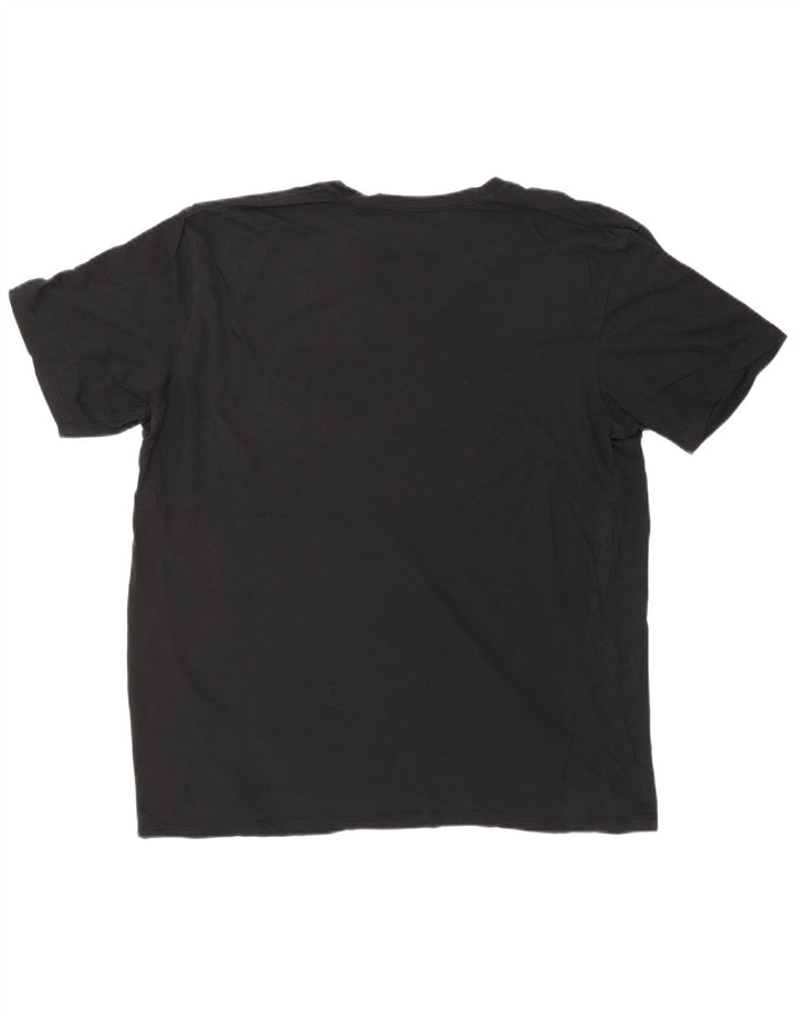 CALVIN KLEIN Camiseta para hombre Top Grande Negro