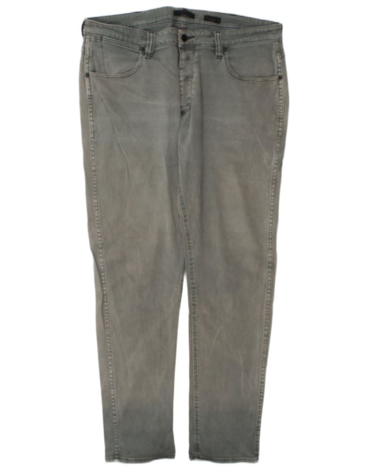 Wrangler Vaqueros cónicos para hombre W36 L30 Algodón gris