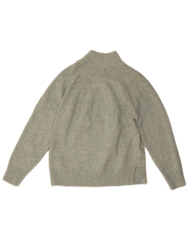 Marks & Spencer - Jersey con cuello alto para mujer, talla 40, color verde medio