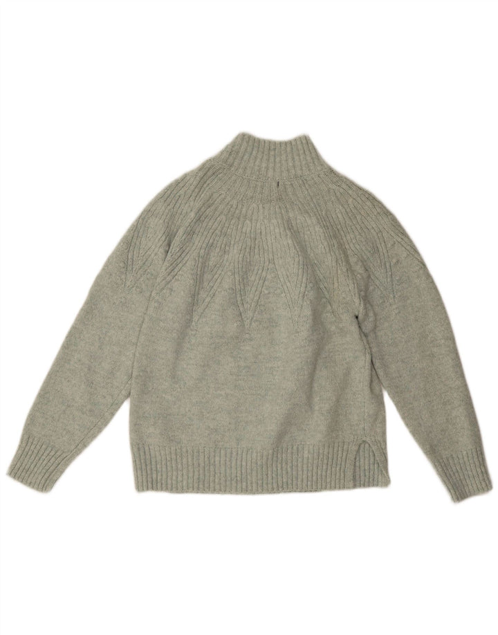 Marks & Spencer - Jersey con cuello alto para mujer, talla 40, color verde medio