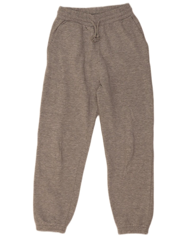 Zara Mujer Pantalón Chándal Joggers UK 8 Small Gris Algodón