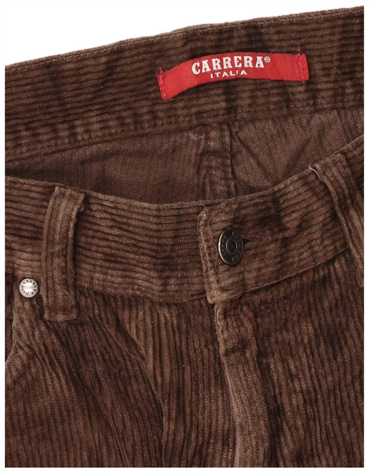 Pantalón Carrera Recto De Pana Para Hombre W34 L30 Marrón