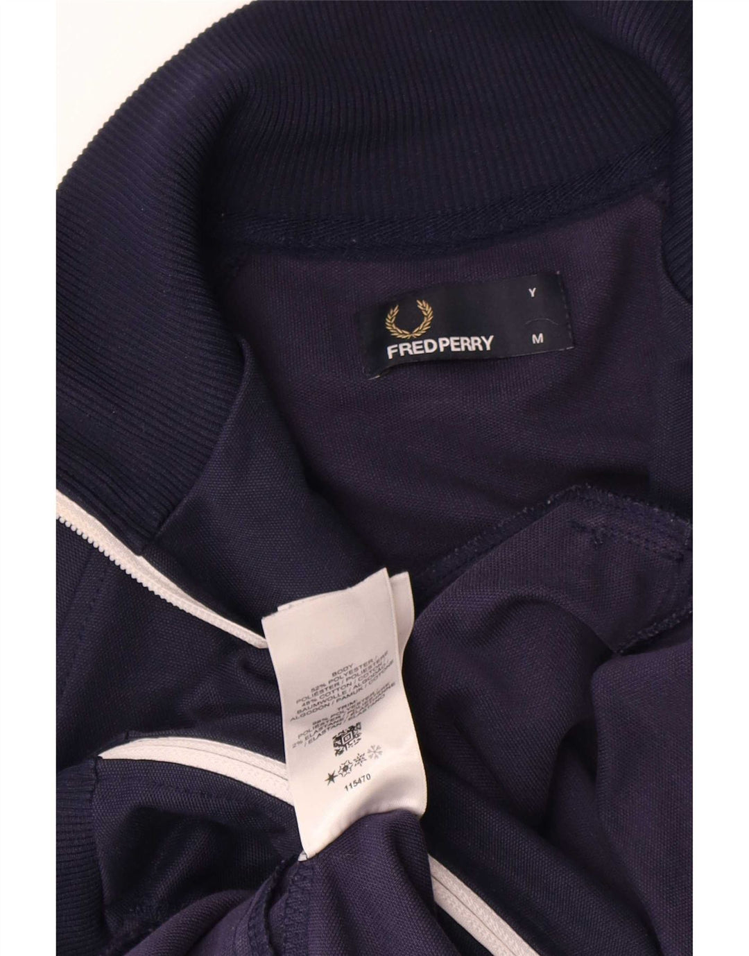 Fred Perry Chaqueta de Chándal para Niños 11-12 Años Mediano Azul Marino
