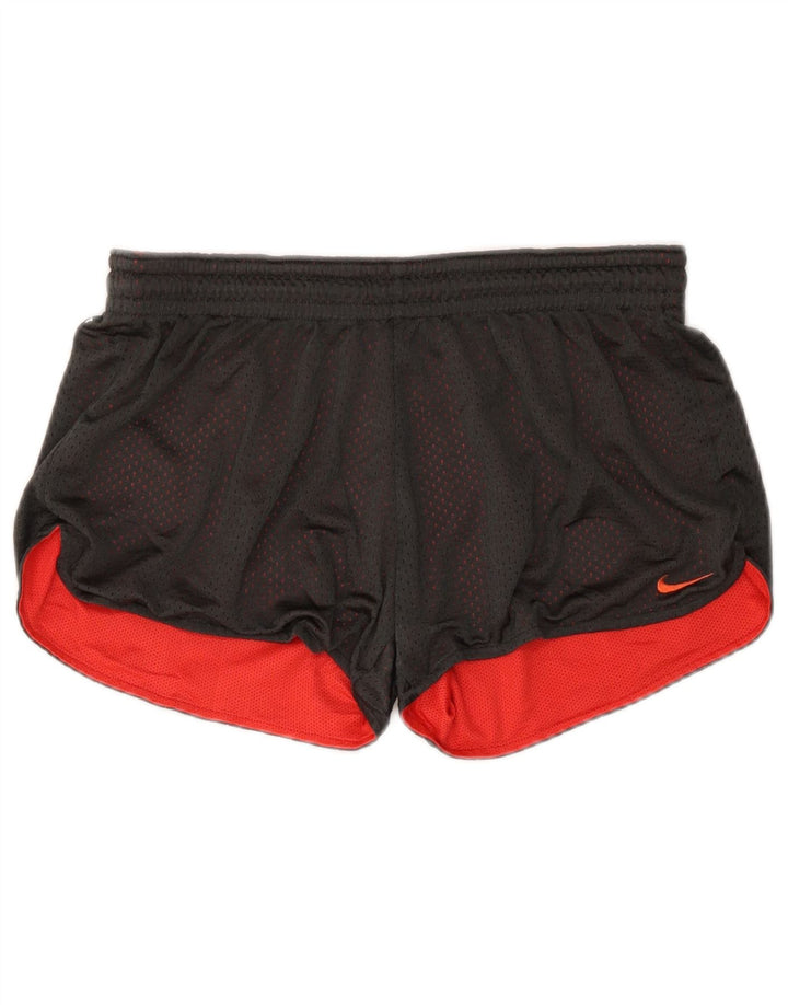 NIKE Pantalones cortos deportivos para mujer UK 44 Mediano Negro Poliéster