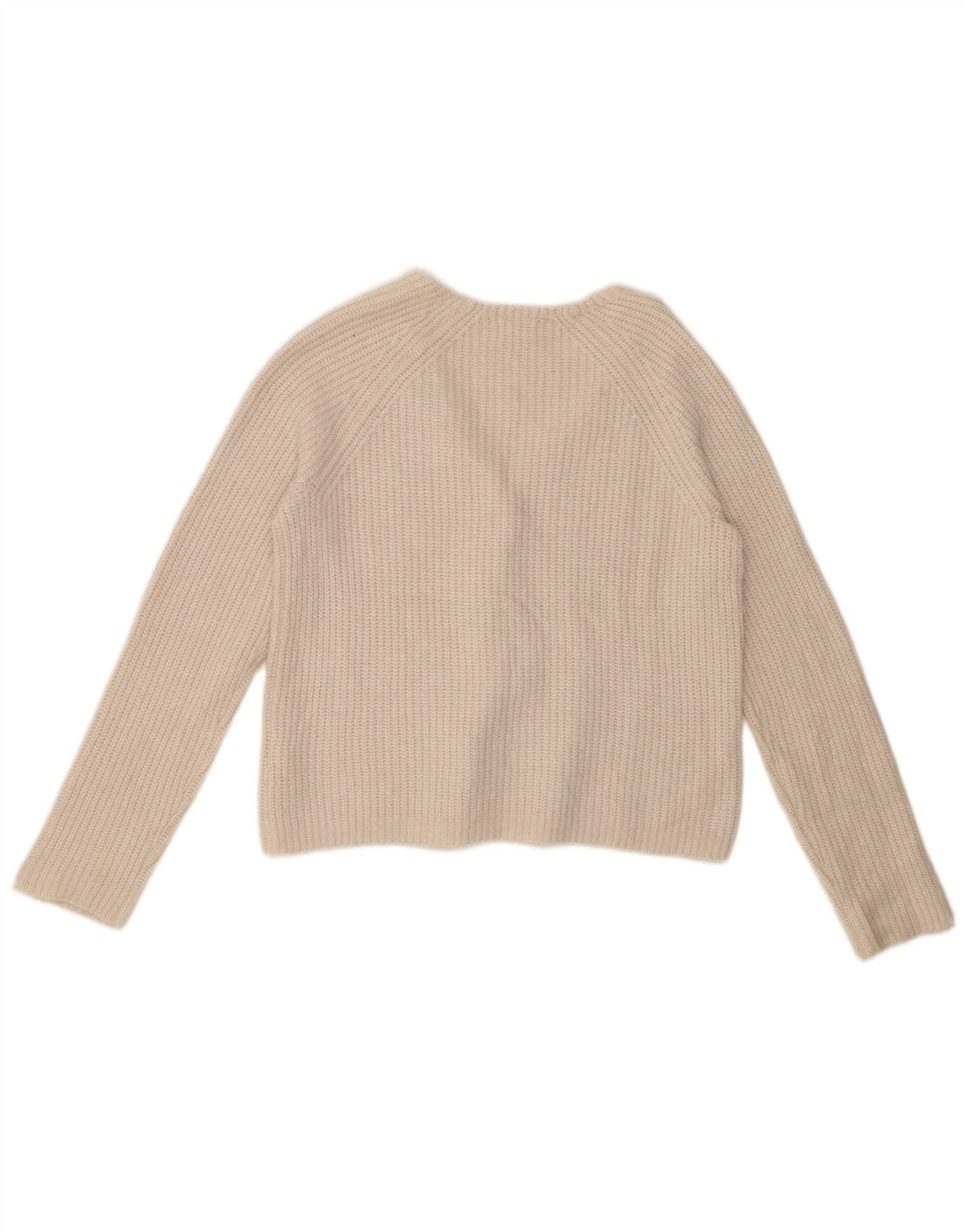 FAT FACE Suéter tipo cárdigan extragrande para mujer UK 10 Small White Nylon