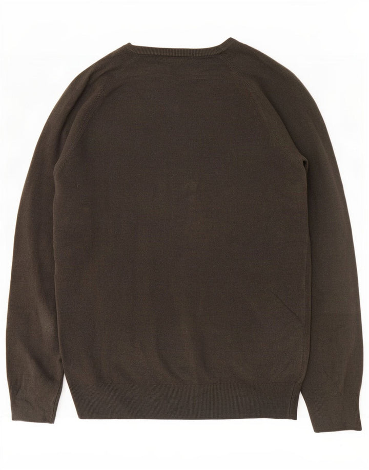 Marks & Spencer Jersey con cuello en V para hombre Acrílico gris medio